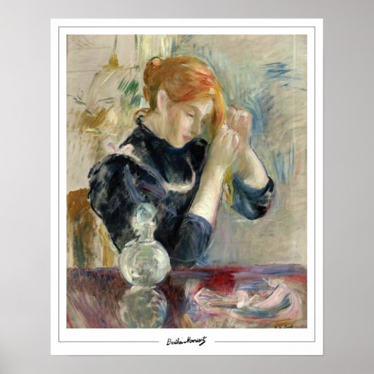 Berthe Morisot Zedign Art Poster #348 (Voorkant)