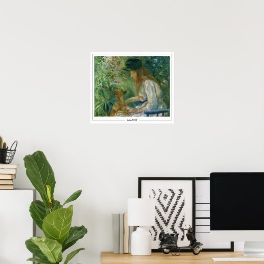 Berthe Morisot Zedign Art Poster #37 (Thuiskantoor)