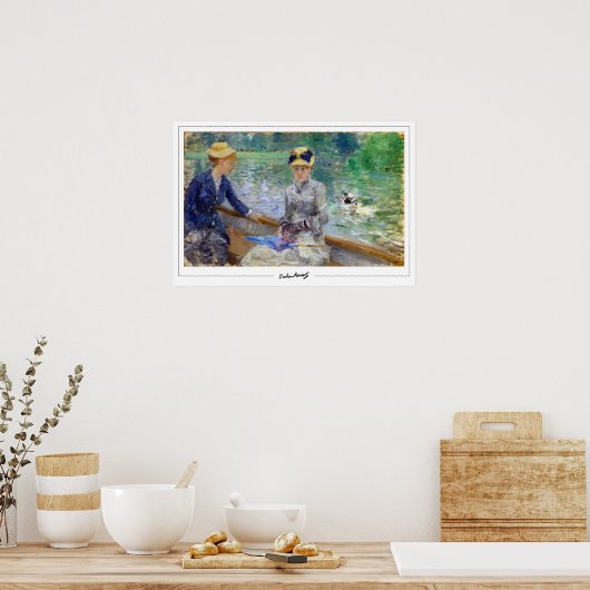 Berthe Morisot Zedign Art Poster #388 (Keuken)