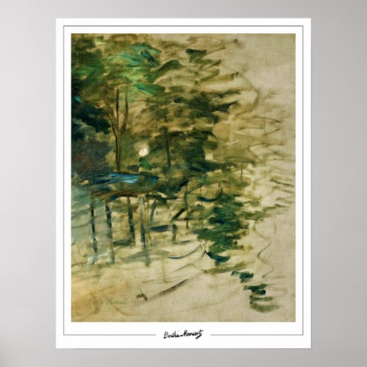 Berthe Morisot Zedign Art Poster #389 (Voorkant)