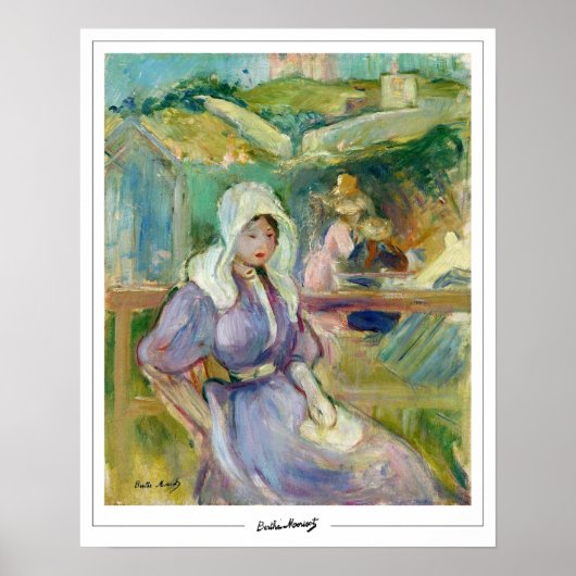 Berthe Morisot Zedign Art Poster #395 (Voorkant)