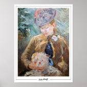 Berthe Morisot Zedign Art Poster #90 (Voorkant)