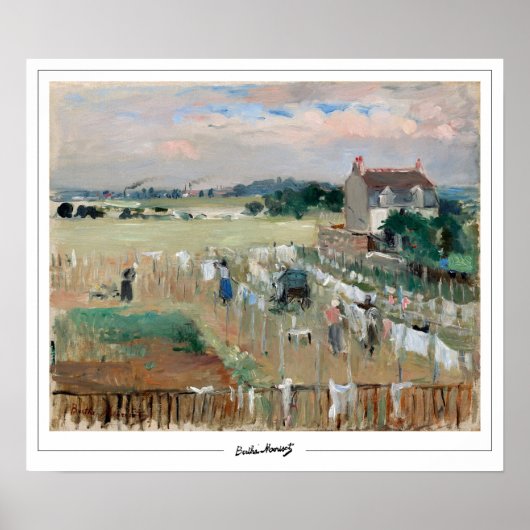 Berthe Morisot Zedign Art Poster #93 (Voorkant)