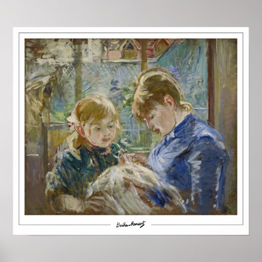 Berthe Morisot Zedign Kunstposter #9 Poster (Voorkant)