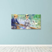 Berthe Morisot - Zomer dag Canvas Afdruk (Insitu (Houten vloer))