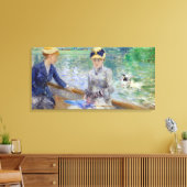 Berthe Morisot - Zomer dag Canvas Afdruk (Insitu (Woonkamer))