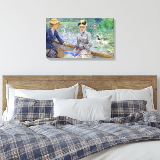 Berthe Morisot - Zomerdag Canvas Afdruk (Insitu (Slaapkamer))