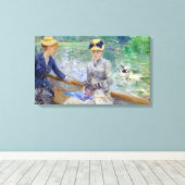 Berthe Morisot - Zomerdag Canvas Afdruk (Insitu (Houten vloer))