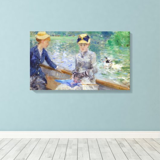 Berthe Morisot - Zomerdag Canvas Afdruk (Insitu (Houten vloer))