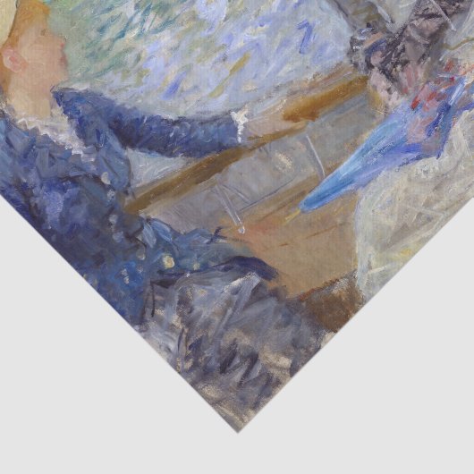 Berthe Morisot - Zomerdag Tissuepapier (Detail)