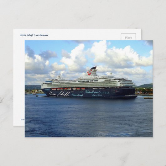 Berthed in Bonaire Briefkaart (Voorkant / Achterkant)
