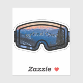 Berthoud Open Custom-Cut Vinyl Sticker