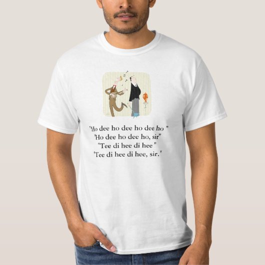 Bertie_Wooster_and_Jeeves_by_edgar1975, "Ho dee... T-shirt (Voorkant)