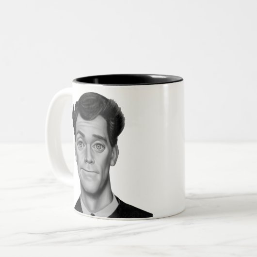 Bertie Wooster Tweekleurige Koffiemok (Voorkant links)