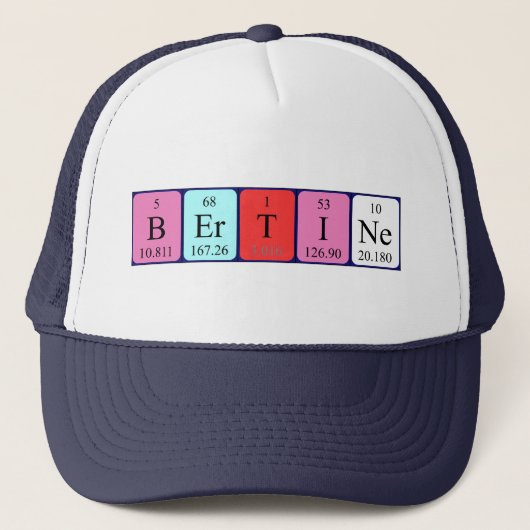 Bertine periodiek table name pet (Voorkant)