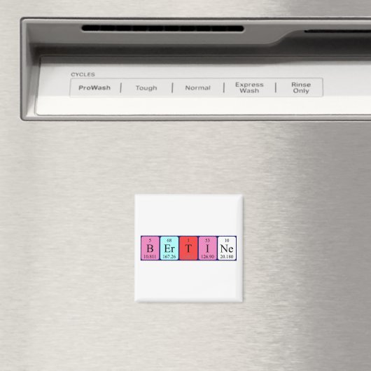 Bertine periodieke table name magnet (Insitu (Vaatwasser))