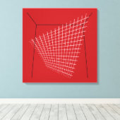 Bertoia Homage uit de Mideeuwse Design Print (Insitu (Houten vloer))