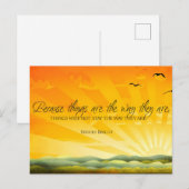 Bertolt Brecht Inspirerend quote "Change" Postca Briefkaart (Voorkant / Achterkant)