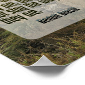 Bertolt Brecht Inspirerend Quote "Veranderen" Poster (Hoek)