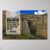 Bertolt Brecht Inspirerend Quote "Veranderen" Poster (Voorkant)