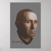 Bertolt Brecht Poster (Voorkant)