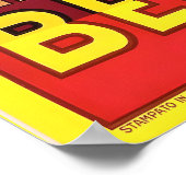 Bertozzi Parma Italiaanse kaas Parmigiano antiek Poster (Hoek)