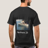 Bertram 25 T-shirt T-shirt voor t-shirt-shirt bote (Achterkant)