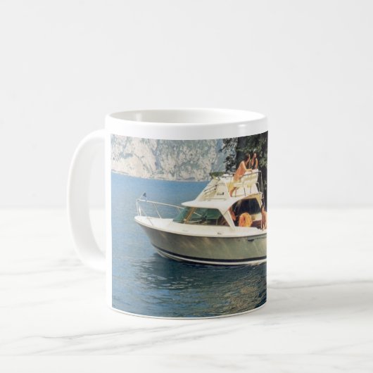 Bertram Boats Retro Coffee Mok Cup keramiek (Voorkant links)