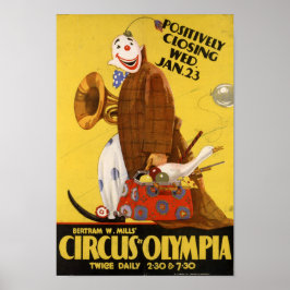 Bertram Mills’ Circus op Olympia Poster