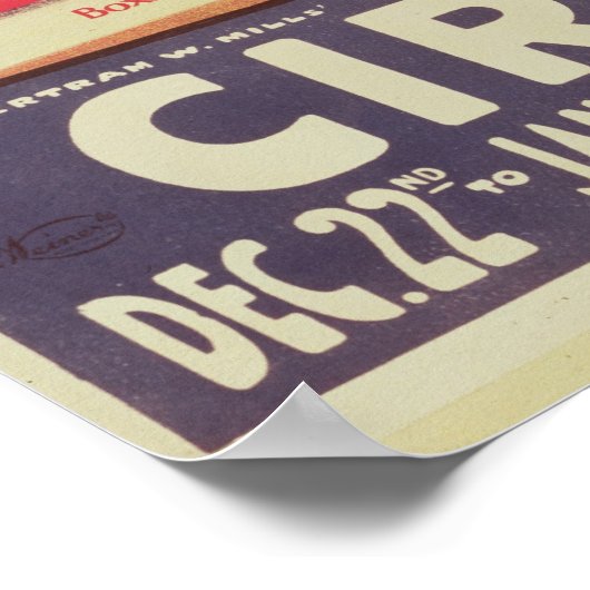 Bertram Mills circus poster (Hoek)