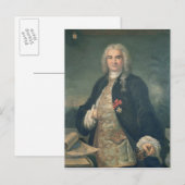 Bertrand-Francois Mahe de la Bourdonnais Briefkaart (Voorkant / Achterkant)