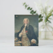 Bertrand-Francois Mahe de la Bourdonnais Briefkaart (Staand voorkant)