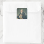 Bertrand-Francois Mahe de la Bourdonnais Vierkante Sticker (Tas)