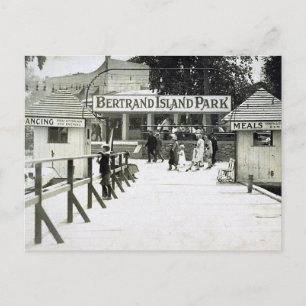 Bertrand Island Park, Amusement Park NJ, Briefkaart