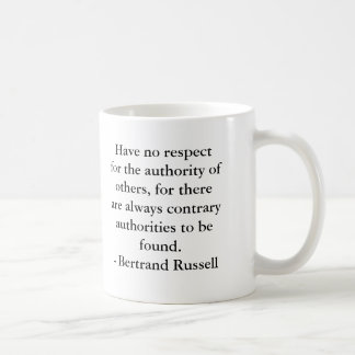 Bertrand Russell - Autoriteit Koffiemok