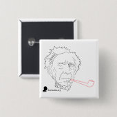 Bertrand Russell Button (Voorkant /achterkant)