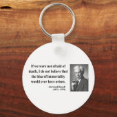 Bertrand Russell Citaat 1b Sleutelhanger (Voorkant)