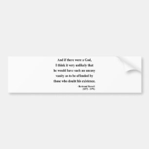 Bertrand Russell Citaat 3a Bumpersticker