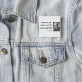 Bertrand Russell Citaat 3b Vierkante Button 5,1 Cm (In situ)