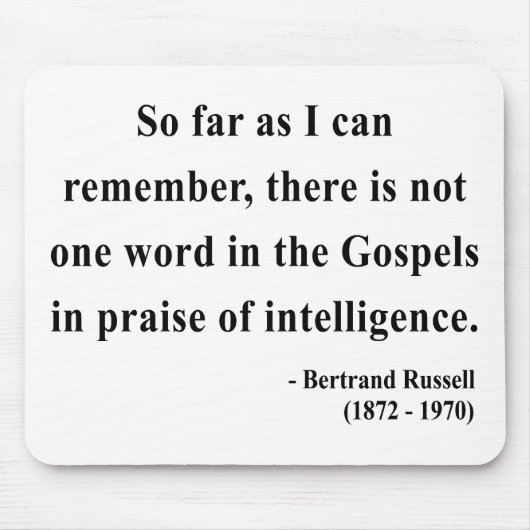 Bertrand Russell Quote 2a Muismat (Voorkant)