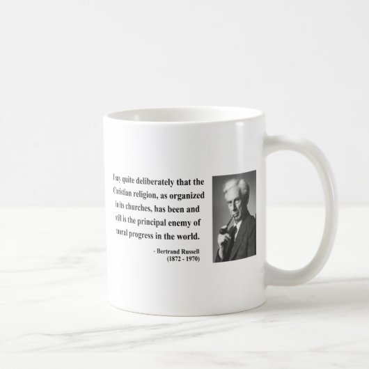 Bertrand Russell Quote 5b Koffiemok (Rechts)