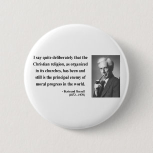 Bertrand Russell Quote 5b Ronde Button 5,7 Cm