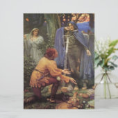 Bertuccio's Bride (door Edward Robert Hughes) Kaart (Staand voorkant)