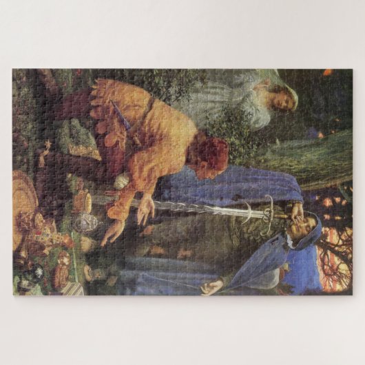 Bertuccio's Bride (door Edward Robert Hughes) Legpuzzel (Horizontaal)