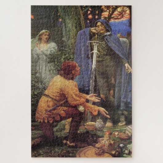 Bertuccio's Bride (door Edward Robert Hughes) Legpuzzel (Verticaal)