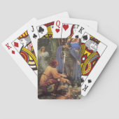 Bertuccio's Bride (door Edward Robert Hughes) Pokerkaarten (Achterkant)