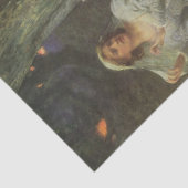 Bertuccio's Bride (door Edward Robert Hughes) Tissuepapier (Detail)