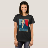 berucht AOC Alexandria Ocasio Cortez T-shirt (Voorkant volledig)