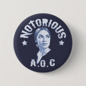 berucht AOC Ronde Button 5,7 Cm (Voorkant)