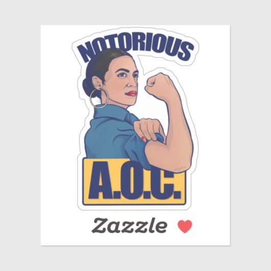 berucht AOC Sticker (Vel)